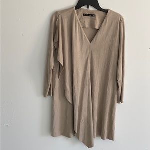 NWOT Zara Suede Effect Dress